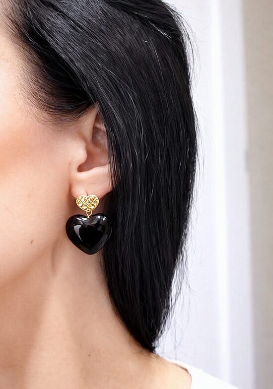 Amber earrings