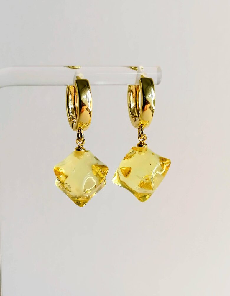 Baltic Amber Earrings “Starlets” 