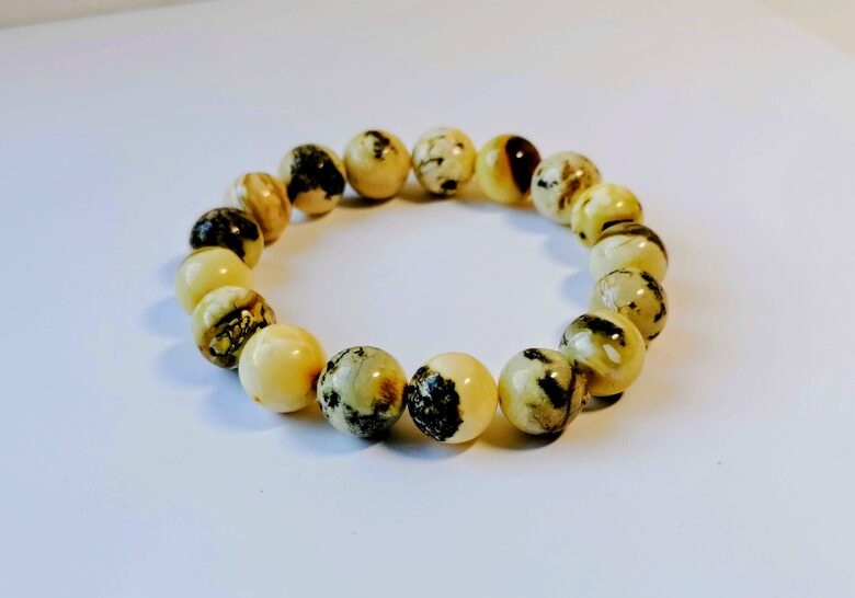 Matte Baltic Amber Bracelet