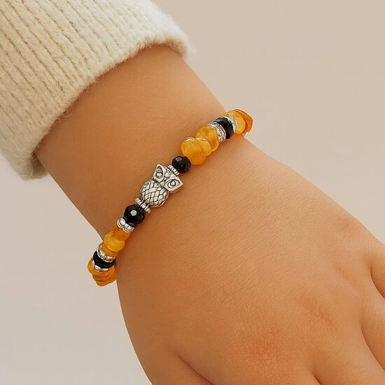 Natūralaus Baltijos gintaro apyrankė vaikui