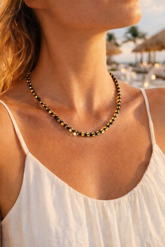 Green Faceted Baltic Amber Necklace with Clasp | Natural Handmade Jewelry