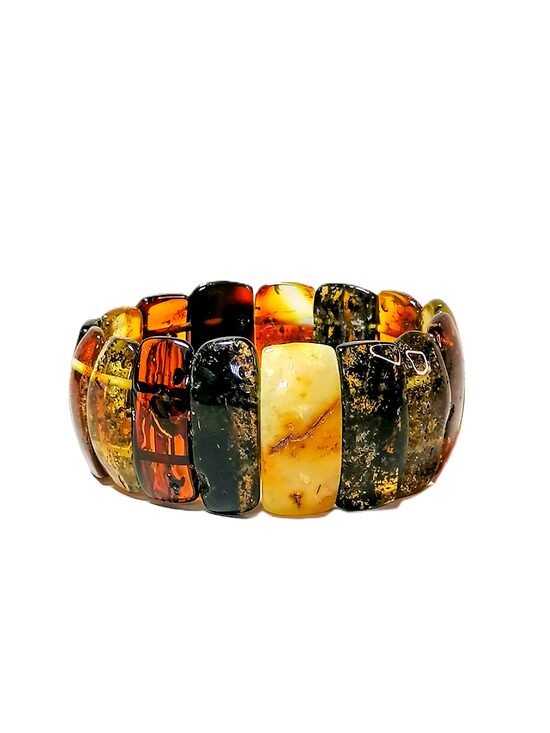 Masyvi natūralaus Baltijos gintaro apyrankė